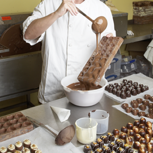 Experienced chocolatiers will be on-hand at our chocolate masterclass